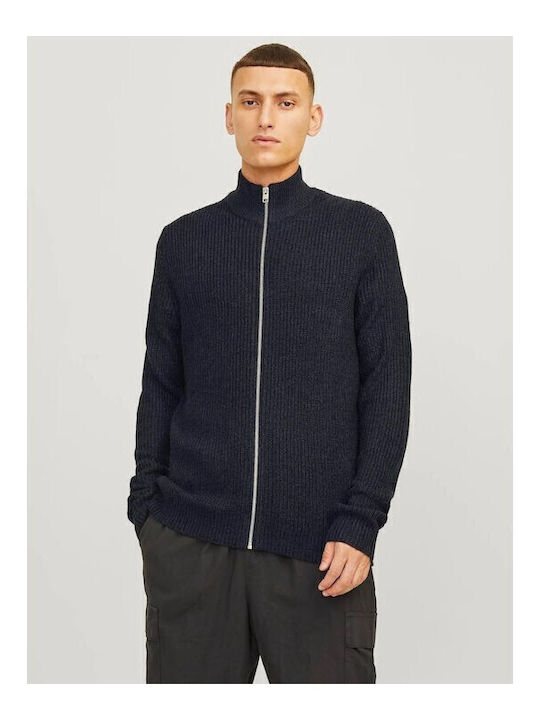 Jack & Jones Men's Knitted Cardigan Navy