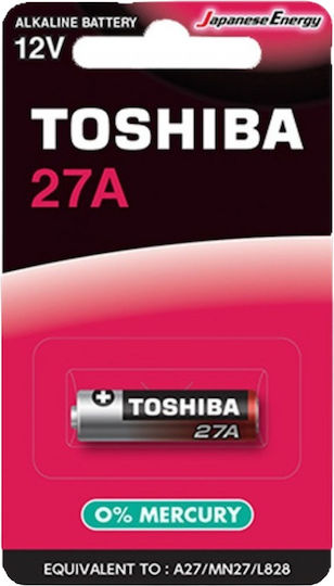 Toshiba Alkaline Battery A27 12V 1pcs