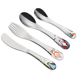 Cilio Set Tacâmuri pentru bebeluși din Metal 4buc