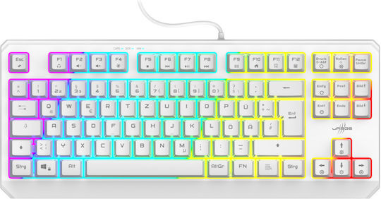 HAMA Exodus 220 Gaming Keyboard Tenkeyless with RGB lighting (English US) White