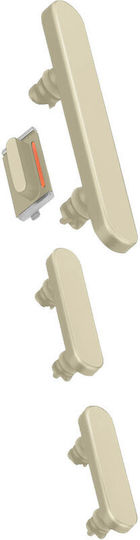 Clappio Power Volume Mute Button Iphone 15 15 Plus Yellow