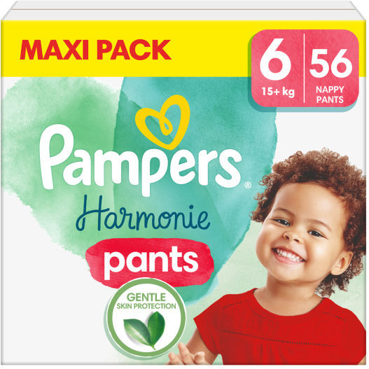 Pampers Памперси гащи Harmonie № 6 за 15+kg 56бр