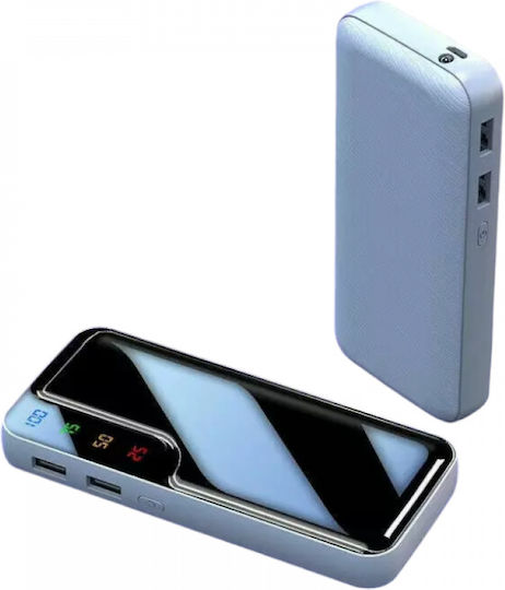 B05 Power Bank 8000mAh με Θύρα USB-A Λευκό