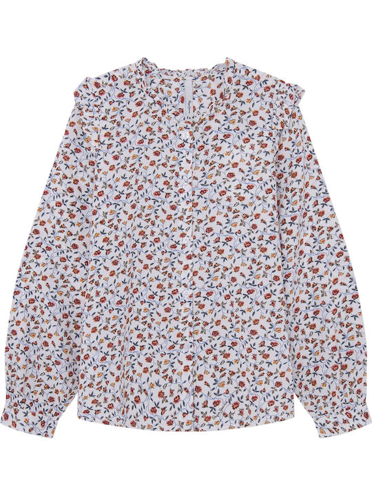 Kids Shirt Long Sleeve Mousse White Tayler