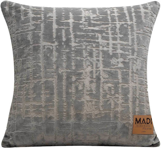 Madi Μαξιλαροθήκη Savanna Grey 45x45εκ. Madi Μαξιλαροθήκη Savanna Grey 45x45εκ.