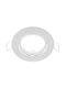 Elmark Cadru Metalic Rotund Pentru Spot G5.3 Alb 5x5cm