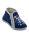 Kids Slippers Boots Navy Blue