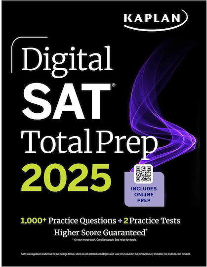 Digital sat Total Prep 2025 Ιncludes Online Prep 1100 Practice Questions 2 Practice Tests