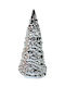 Beleuchtet Weihnachtsdekoration Baum 22cm Silber