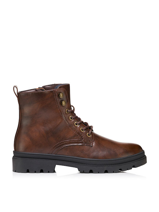 Elong Leather Brown Men's Boots