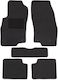 Set of Front and Rear Mats 5pcs for Fiat Grande Punto 2005-2012 Gray