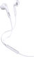 Jes 001021005 In-ear Handsfree Ακουστικά με Βύσμα 3.5mm Λευκό