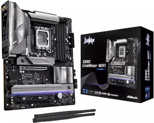 ASRock Z890 LiveMixer WiFi Motherboard ATX με Intel 1851 Socket 90-MXBPE0-A0UAYZ