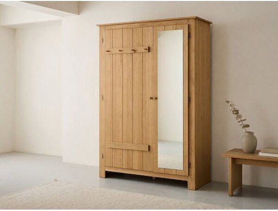 Double Door Wardrobe Denton 1276 Coffee 120x50x170cm