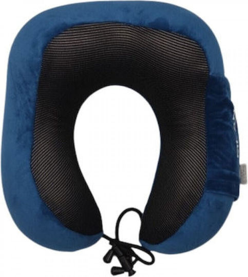 Mcan M-13 Memory Foam Travel Pillow Travel Set Pillow 19x12cm Blue