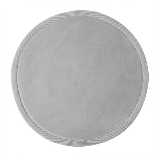 Hakuna Matte Kinder Teppich Gray Rund mit Durchmesser 120cm Dicke 25mm