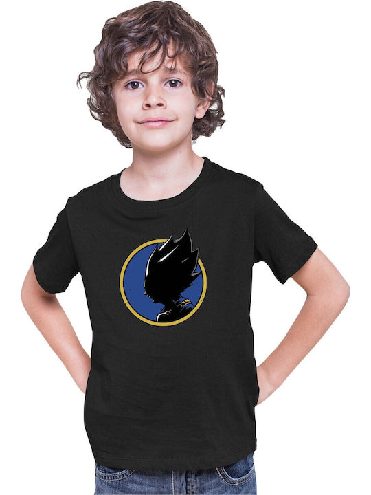 Kinder T-Shirt Dragon Ball Z Tralala Vegeta Sil...
