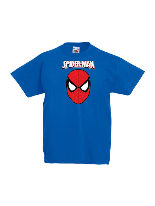 Kid T-shirt Tralala Spiderman 9 Blue