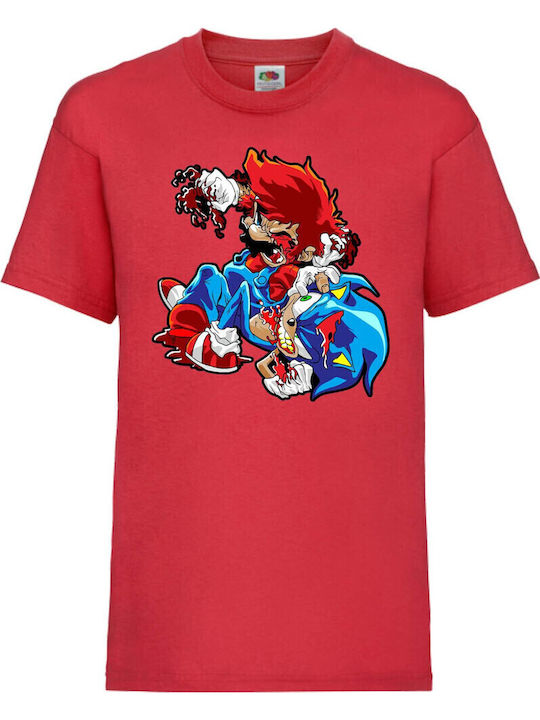 Kinder T-Shirt Super Mario Sonic Tralala Mario ...