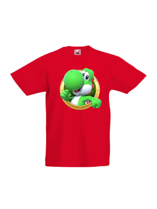 Kid T-shirt Tralala Super Mario Yoshi 13 Red