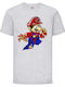 Tricou Copii Super Mario Tralala Mario Zombie 4 Gri