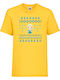 Kinder T-Shirt Tralala Frozen Elsa Weihnachten Gelb