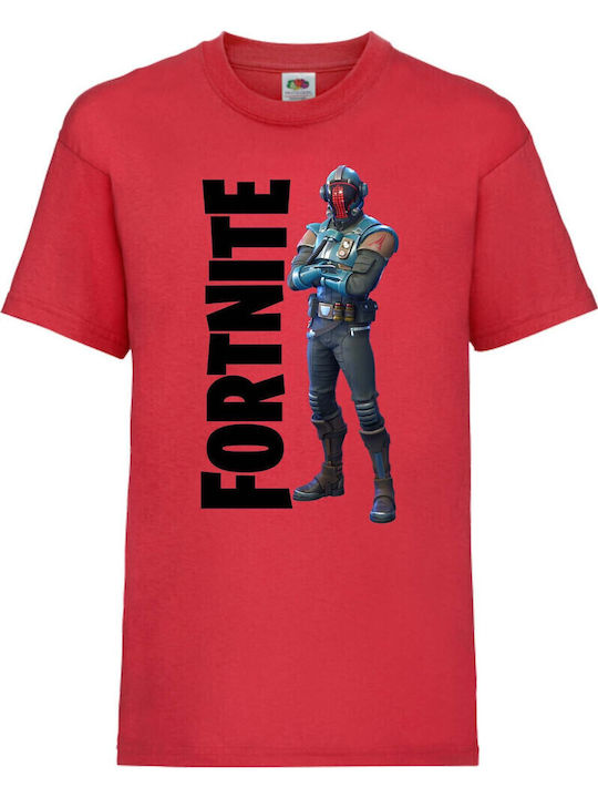 Kid T-shirt Epic Games Tralala Battle Royale Fortnite Visitor Red