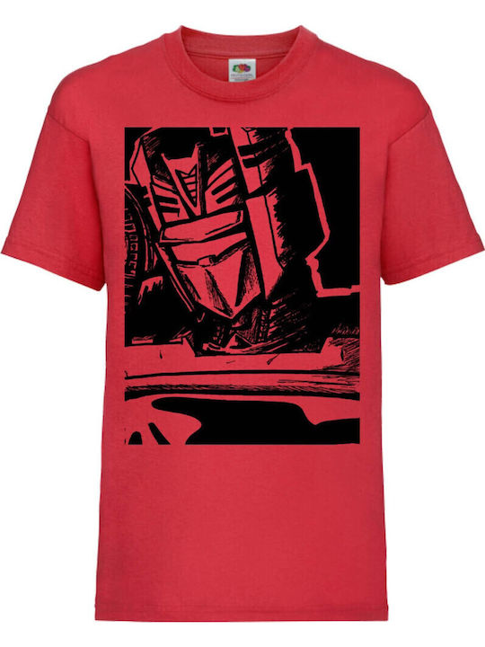 Kid T-shirt Manga Anime 01 Tralala Transformers Optimus Prime 02 Red