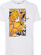 Tricou pentru copii Tralala Demon Slayer Zenitsu Agatsuma Animație Japonia Alb