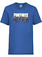 Tricou pentru copii Epic Games Tralala Battle Royale Fortnite 7 Albastru