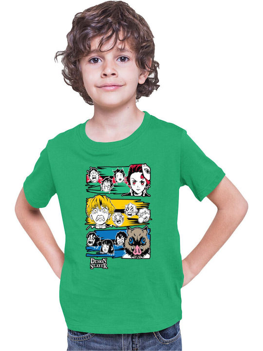 Tricou Copii Demon Slayer Kimetsu No Yaiba Tral...