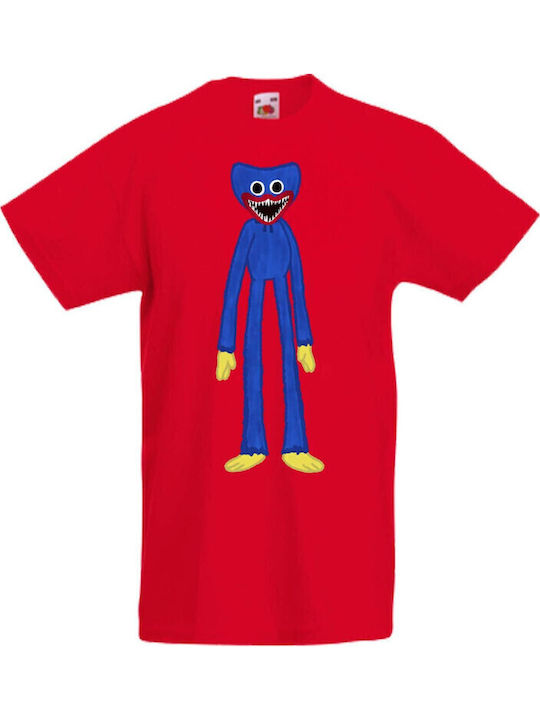 Kid T-shirt Poppy Playtime Tralala Red