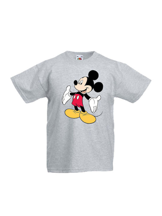 Kid T-shirt Minnie Mouse Mickey Mouse Disney Tralala Mickey Mouse 7 Grey