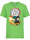 Tricou Copii Tralala Demon Slayer Tanjiro Kamado 03 Animație Japoneză Lime