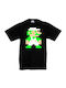 Kid's T-shirt Tralala Super Mario Luigi 8-bit Black