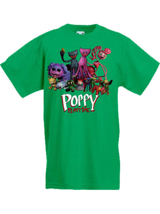 Kid T-shirt Poppy Playtime Tralala Green