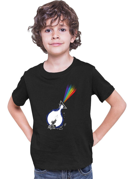 Kid T-shirt Dragon Ball Z Tralala Goku Rainbow Black