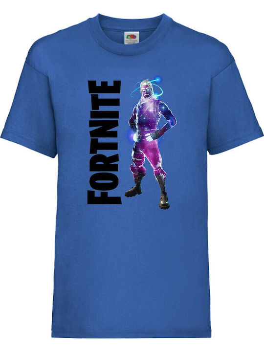 Kid T-shirt Epic Games Tralala Battle Royale Fortnite Galaxy Blue