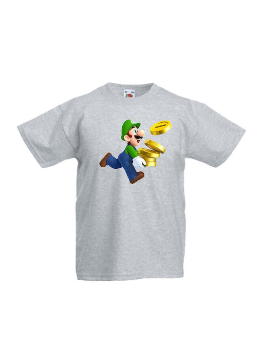 Детска тениска Tralala Super Mario Luigi Coins ...