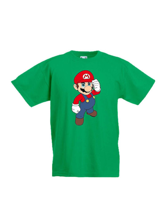 Kid's T-shirt Tralala Super Mario 12 Green