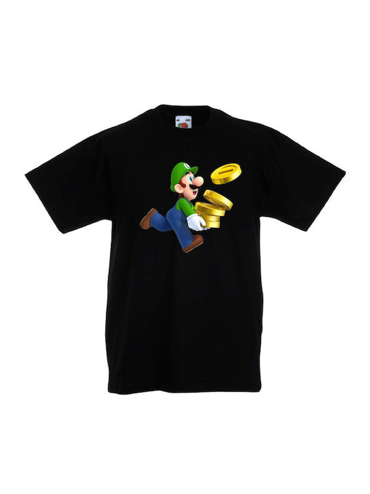 Детска тениска Tralala Super Mario Luigi Coins ...