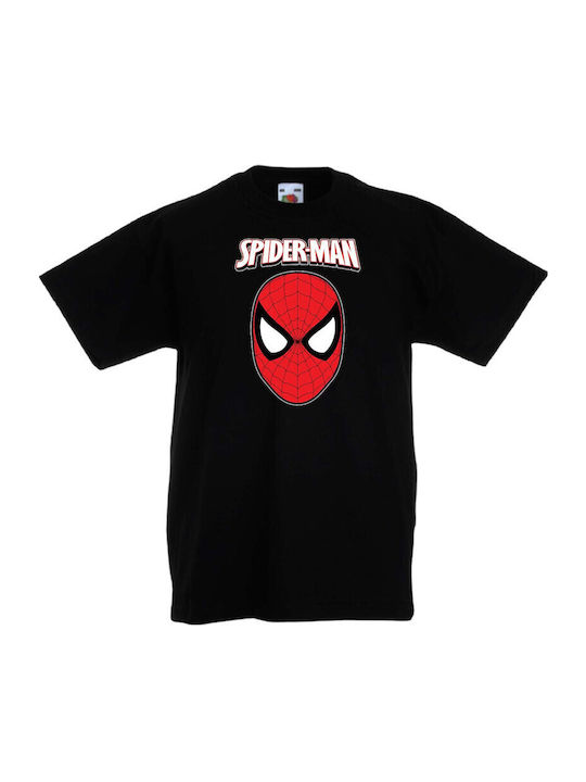 Kid T-shirt Tralala Spiderman 9 Black