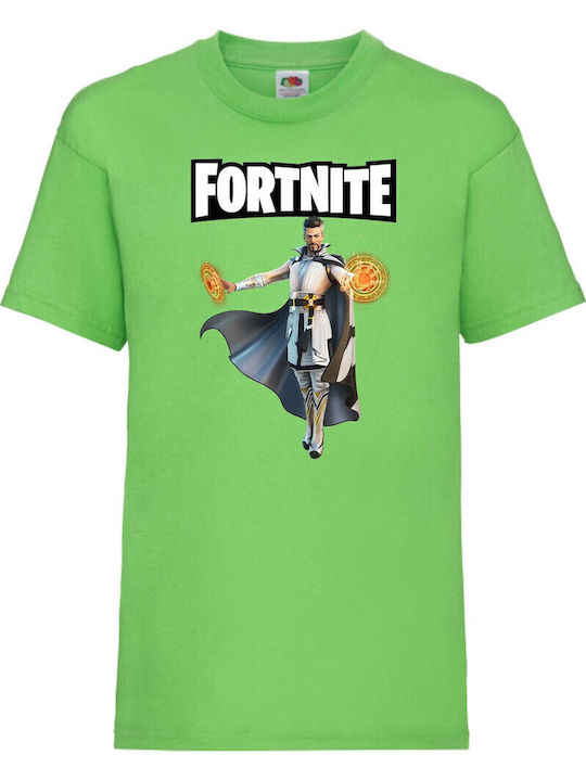 Детска тениска Epic Games Tralala Battle Royale Fortnite Dr Strange Stealth Silver Yellow