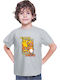 Kid T-shirt Japan Anime Manga Tralala Pokemon Pikachu 01 Grey