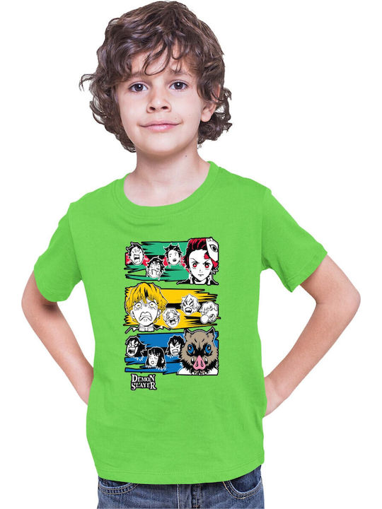 Tricou Copii Demon Slayer Kimetsu No Yaiba Tral...