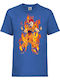 Tricou pentru copii Animație Japonia Tralala Dragon Ball Z 06 Albastru