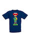 Kid T-shirt Tralala Brawl Stars Leon Navy
