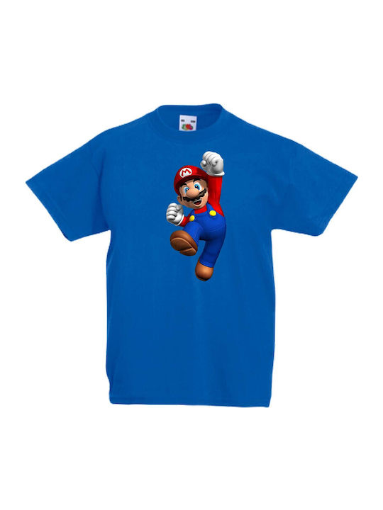 Kid T-shirt Tralala Super Mario 1 Blue