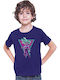 Kid T-shirt Dragon Ball Z Tralala Retro Goku Chibi Navy