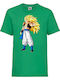 Kid T-shirt Japan Animation Tralala Dragon Ball Z 13 Green